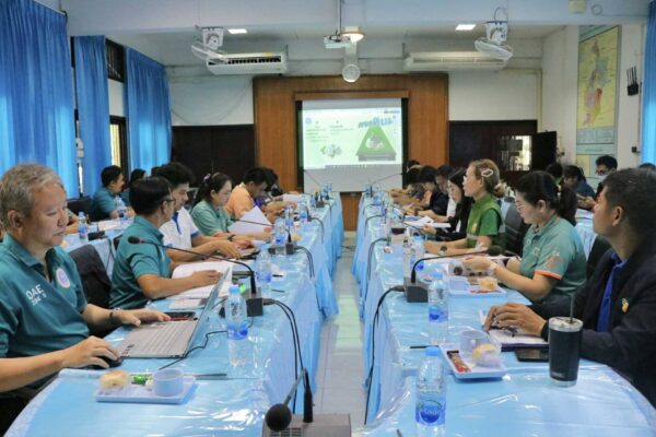 ประชุมการประชุมคณะทำงานข้อมูลปริมาณการผลิตสินค้าเกษตรด้านพืช ภาคตะวันออกเฉียงเหนือ จังหวัดบุรีรัมย์ ครั้งที่ 1/2568